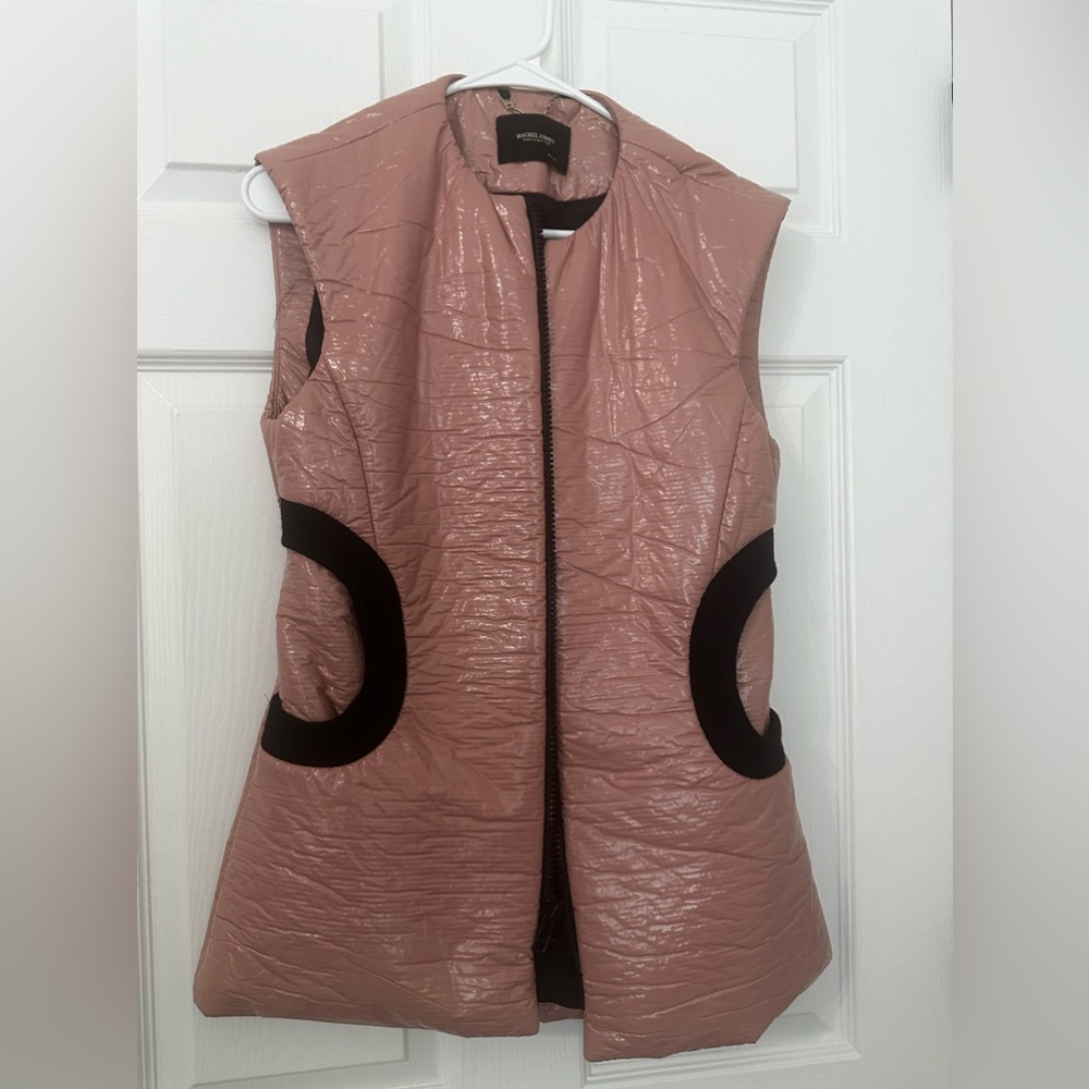Rachel Comey Miele Vest Solaris Size 2 in Pink Polyester Made in NY USA